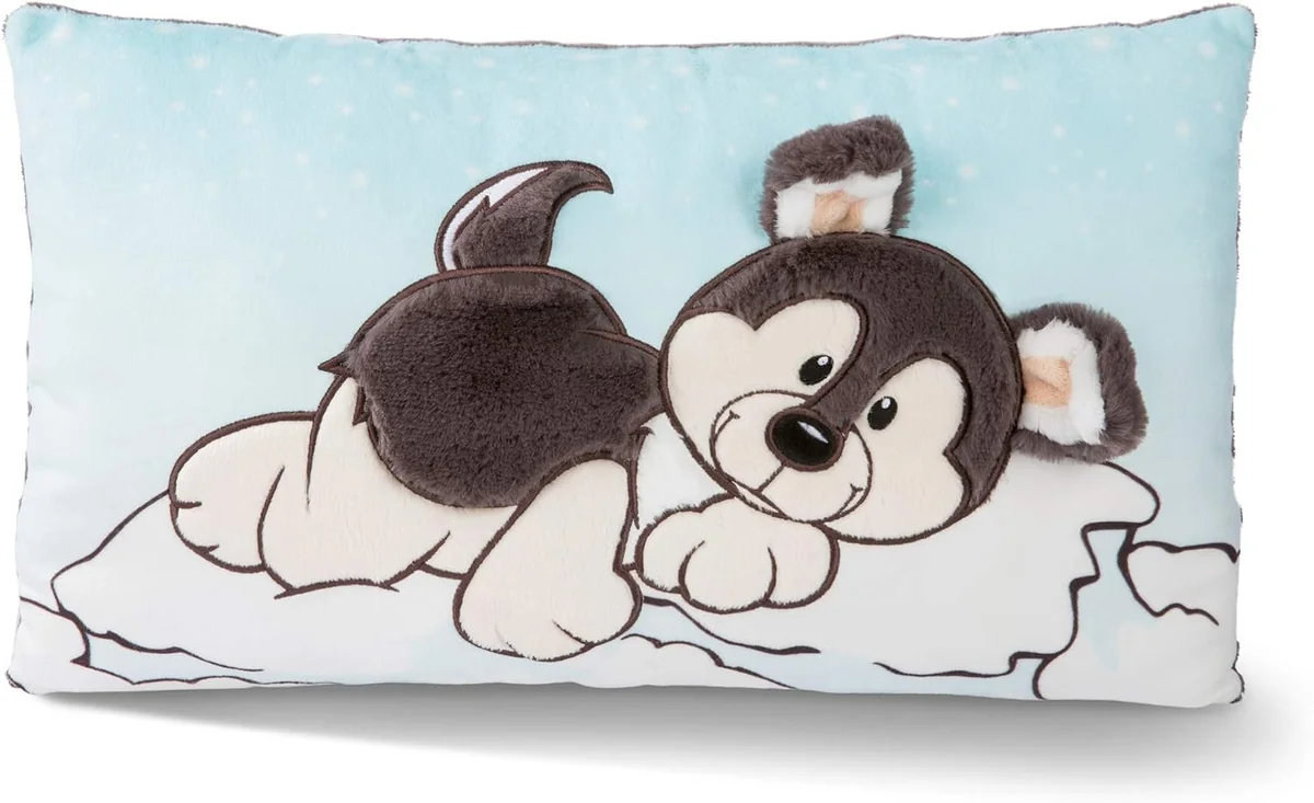 Pluszowa poduszka Husky Swante 43x25 cm dla dzieci i niemowląt