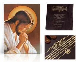 Ikona religijna Jezus Chrystus modlący się - Ikony i obrazy sakralne - miniaturka - grafika 1