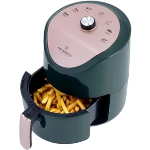 JUST PERFECTO frytkownica na gorące powietrze, 3,5 l, 1200 W, zielona, z 7 programami, funkcją timera i płytą grillową, nadaje się do mycia w zmywarce, Airfryer, frytkownica - Frytkownice - miniaturka - grafika 1