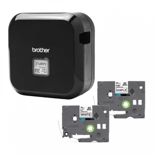 Drukarka etykiet Brother P-touch P710BT Cube 180dpi / do 24mm / PC / MAC / USB / Wi-Fi / + taśma specmark TZe w zestawie - Drukarki kart i etykiet - miniaturka - grafika 1