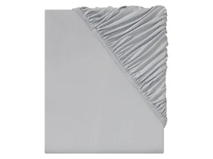 LIVARNO home Prześcieradło z dżerseju z gumką, 90-100 x 200 cm (Jasnoszary) - Prześcieradła - miniaturka - grafika 1