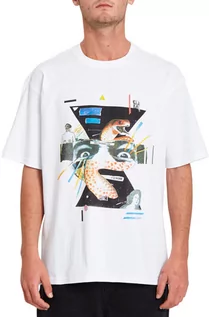 Koszulki dla chłopców - Volcom Enom white koszulka męska - L - grafika 1