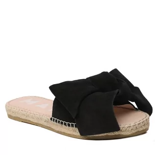 Espadryle damskie - Espadryle Manebi Sandals With Bow K 1.0 J0 Black - grafika 1