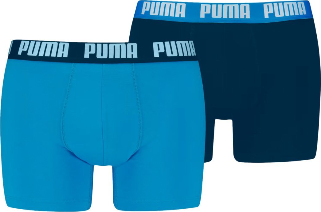 Puma Bokserki męskie Puma Everyday Basic 2p niebieskie, granatowe 938320 12 XL