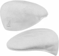 Czapki męskie - Płaski Kaszkiet 504 Tropic Ventair II by Kangol, biały, S (54-55 cm) - miniaturka - grafika 1