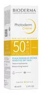 Kremy do twarzy z filtrem - Bioderma Photoderm Max Creme do skóry normalnej i suchej SPF50+ 40ml - miniaturka - grafika 1