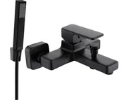 Zestawy baterii łazienkowych - Mexen Cetus R77 bateria wannowa z zestawem prysznicowym, czarna - 74433R77-70 - miniaturka - grafika 1