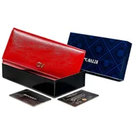 Portfele - Ekoskórzany portfel damski Cavaldi, 9 x 18,5 x 3 cm - miniaturka - grafika 1