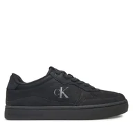 Sneakersy męskie - Sneakersy Calvin Klein Jeans YM0YM01256 Czarny - miniaturka - grafika 1