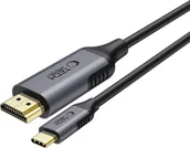 Kable komputerowe i do monitorów - TECH-PROTECT ULTRABOOST CABLE TYPE-C TO HDMI 2.0 4K 60HZ 180CM BLACK - miniaturka - grafika 1