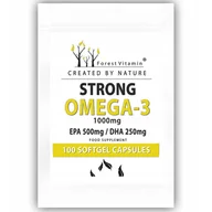 Witaminy i minerały - Forest Vitamin, Strong Omega-3, 100kaps. - miniaturka - grafika 1