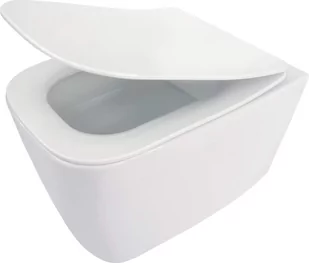 Deante Hiacynt zestaw miska + deska wolnoopadająca biały CDYD6ZPW - Miski WC - miniaturka - grafika 1