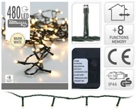 Oświetlenie świąteczne - Lampki choinkowe, 480 diod LED, barwa ciepła biała - miniaturka - grafika 1