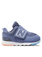 Buty dla dziewczynek - New Balance Sneakersy NW574MSD Fioletowy - miniaturka - grafika 1