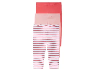lupilu® Legginsy dziecięce 3/4 z bawełną, 3 pary (Czerwony/różowy, 110/116) - Spodnie i spodenki dla dziewczynek lupilu® Legginsy dziecięce 3/4 z bawełną, 3 pary (Czerwony/różowy, 110/116) - Spodnie i spodenki dla dziewczynek - miniaturka - grafika 1