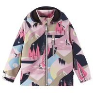 Kurtki i płaszcze dla chłopców - Dziecięca kurtka softshellowa Reima Vantti Rozmiar dziecięcy: 92 / Kolor: szary/różówy - miniaturka - grafika 1