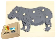 Zabawki sensoryczne - ZABAWKI EDUKACYJNE sensoryczne dydaktyczne 1 2 3 lat VIGA - miniaturka - grafika 1