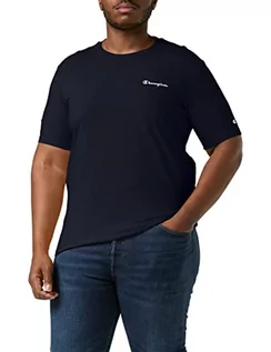 Koszulki męskie - Champion Męski t-shirt z amerykańskim klasykiem, Blu marino, XL - grafika 1