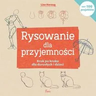 Poradniki hobbystyczne - Rysowanie dla przyjemności 100 łatwych i przyjemnych projektów krok po kroku żeby nauczyć się pods Lise Herzog - miniaturka - grafika 1