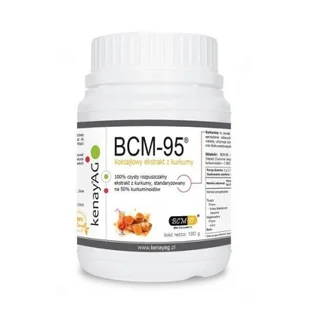 Kenay A.G Kurkuma - Rozpuszczalny Ekstrakt BCM-95 (Biocurcumin) 180 g 55AE-332C1 - Suplementy diety - miniaturka - grafika 1