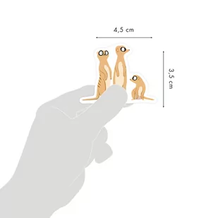 Naklejki od 2 lat 6 ark Dzikie Zwierzęta - Pasmanteria - miniaturka - grafika 1