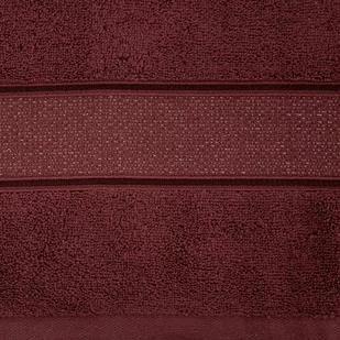 Ręcznik Kąpielowy 30 x 50 Liana 13 Bordo - Ręczniki - miniaturka - grafika 4
