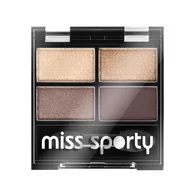 Cienie do powiek - Miss Sporty Studio Colour, poczwórne cienie do powiek 403 Smoky Brown Eyes, 5 g - miniaturka - grafika 1