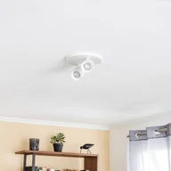 Lampy sufitowe - Reflektor Arcchio Brinja, okrągły, biały, 2-punktowy, aluminium, GU10 - miniaturka - grafika 1