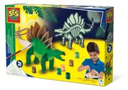 Zabawki kreatywne - Ses Drewniany dinozaur świeci w ciemności 447784 - miniaturka - grafika 1