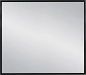 Lustra - Lustro łazienkowe prostokątne 90x80 cm czarna rama - miniaturka - grafika 1