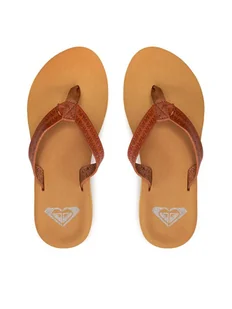 Roxy Japonki ARJL101146 Brązowy - Klapki i japonki damskie - miniaturka - grafika 1