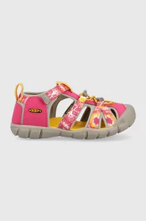 Buty dla dziewczynek - Keen sandały dziecięce kolor różowy - grafika 1