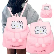 Maskotki i pluszaki - Plecak Pluszowy Kuromi Hello Kitty Melody Pluszowa Torba Plecaczek Różowy - miniaturka - grafika 1