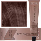 Farby do włosów i szampony koloryzujące - Revlon, Revlonissimo Colorsmetique, Kremowa Farba Do Włosów Z Pielęgnującym Komplexem Ker-Ha, Kremowa Formuła 4,15, 60 ml - miniaturka - grafika 1