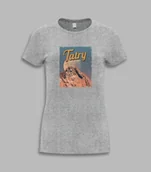 Koszulki i topy damskie - KOSZULKA DAMSKA - Tatry, czas na góry Szary S - miniaturka - grafika 1