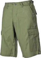 Spodnie sportowe męskie - MFH Spodnie US Bermuda BDU Rip Stop oliwkowe L - miniaturka - grafika 1