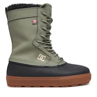 Buty zimowe męskie - Śniegowce DC Dc Reach ADYS300762-ARO Zielony - miniaturka - grafika 1