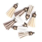 Decoupage - Chwosty dekoracyjne dpCraft - BEŻE I BRĄZY 8 szt. - miniaturka - grafika 1