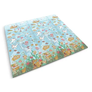Mata piankowa składana 200 x 180 x 1 cm Nukido NK-340 ocean-liczby - Maty piankowe - miniaturka - grafika 3
