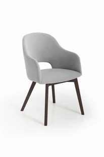 Luka 2 krzesło tapicerowane tkanina do wyboru nogi orzech - Krzesła - miniaturka - grafika 1