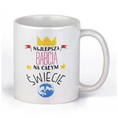 Gadżety dla niej i dla niego - Kubek dla Babci na prezent Najlepsza Babcia na całym świecie - miniaturka - grafika 1