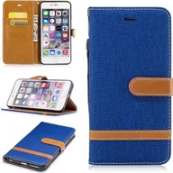 Etui i futerały do telefonów - Etui na telefon komórkowy Apple iPhone 6s Plus Jeans Cover Blue - miniaturka - grafika 1