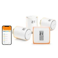 Systemy inteligentnych domów - NETATMO Zestaw termostat + głowice termostatyczne NETATMO NBU-NTH-NAV-EU Wi-Fi - miniaturka - grafika 1