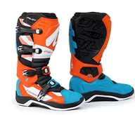 Buty motocyklowe - FORMA PILOT zatwierdzony CE WHITE/POMARAŃCZA/AQUA T43 - miniaturka - grafika 1