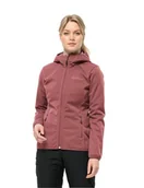 Bluzy damskie - Jack Wolfskin Windhain bluza damska typu softshell z kapturem - miniaturka - grafika 1