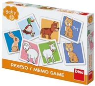 Gry planszowe - Gra pamięciowa baby memory Zwierzątka Dino Toys - gra - miniaturka - grafika 1