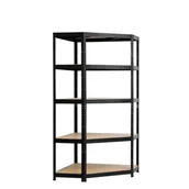 Regały - Regał metalowy narożny 175 kg 180 x 80 x 80 x 40 cm 5P Metalkas - miniaturka - grafika 1