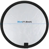 Kamery sportowe - Blendy fotograficzne Puluz 30cm (srebrna, złota) + futerał - miniaturka - grafika 1