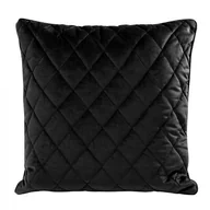 Poszewki na poduszki - Euro Firany Poszewka Velvetowa Velvet 27 45 x 45 Czarny 1220037 - miniaturka - grafika 1