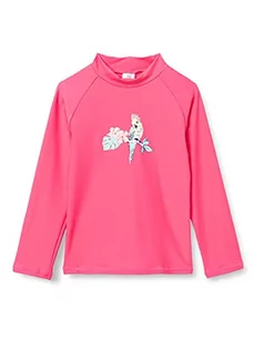 Sanetta Dziewczęca koszulka kąpielowa różowa Rash-Guard, różowy (Hot Pink), 68 cm - Koszulki dla dziewczynek - miniaturka - grafika 1